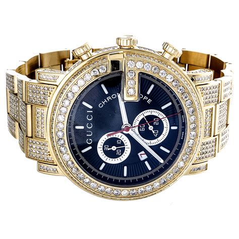 cheap gucci diamond watches|gucci diamond watches for men.